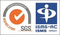 ISO/IEC 27001（ISMS）認証取得 SGS / ISMS-AC ISR021